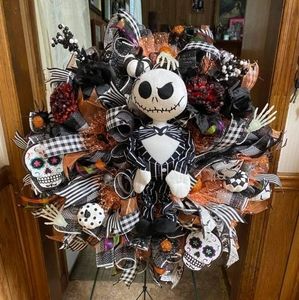 Handmade Nightmare Before Christmas Wreath